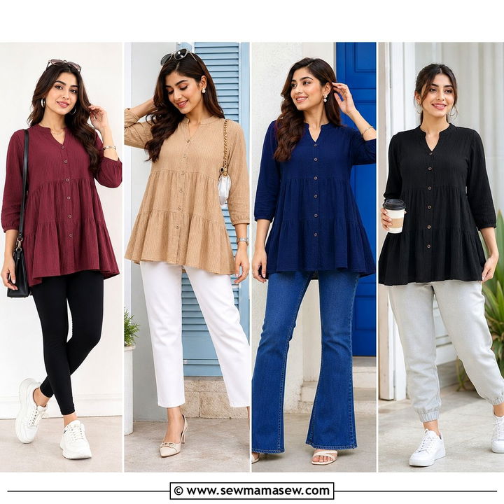 20 A Line Top Outfit Ideas for Flattering Everyday Style