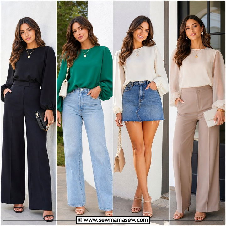 20 Balloon Sleeve Top Outfit Ideas for Chic Day-to-Night Style