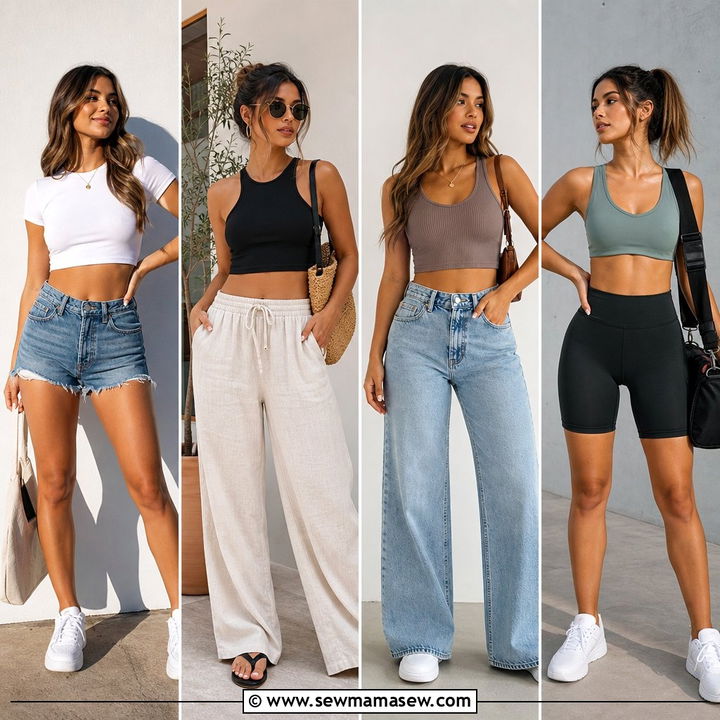 20 Casual Summer Crop Top Outfit Ideas for Sunny Days