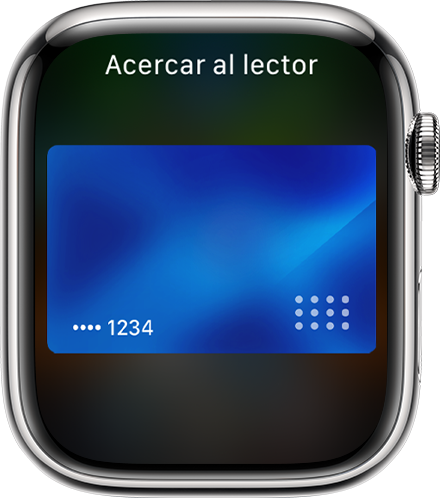 Apple Watch en el que se muestra un pago completado con Apple Pay.