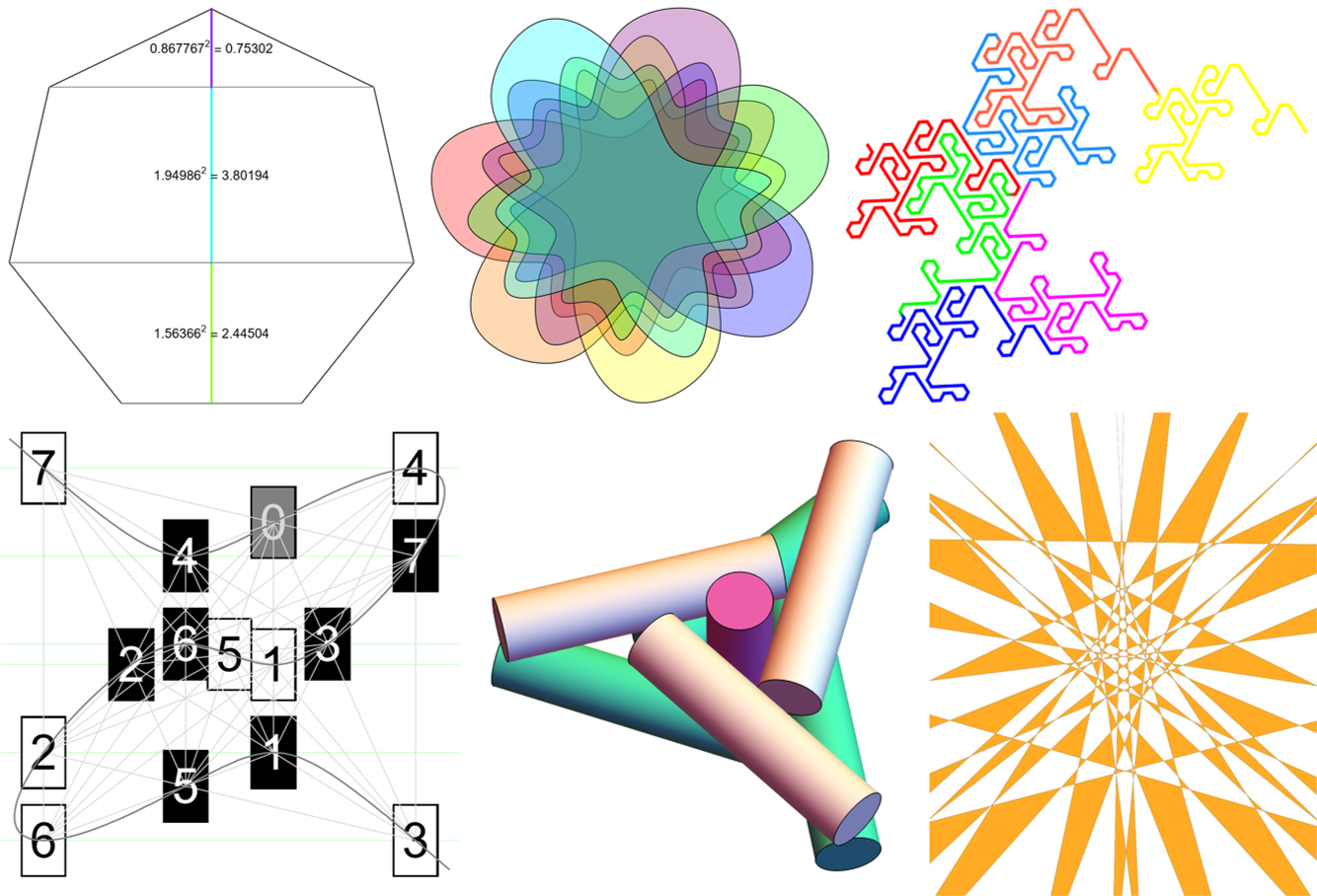 Mathematical Games: Seven in Graphs and Geometry