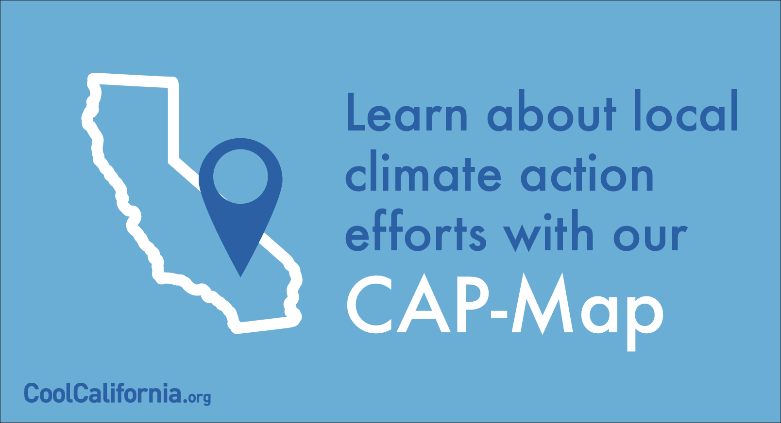 Learn about local climate action efforts with our CAP-Map.
