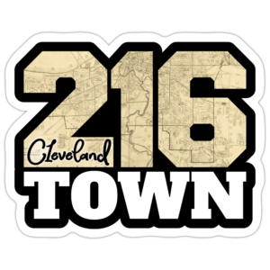 216 Town Cleveland Sticker