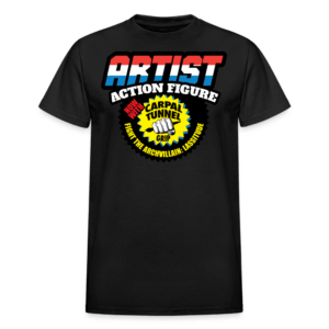 Artist Action Figure T-Shirt