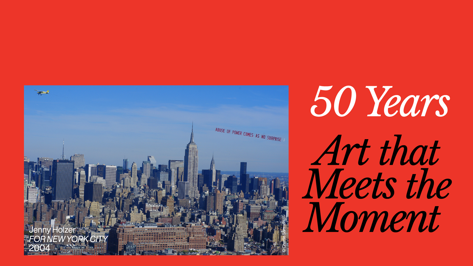 Creative Time, 50 years, Art that meets the moment.