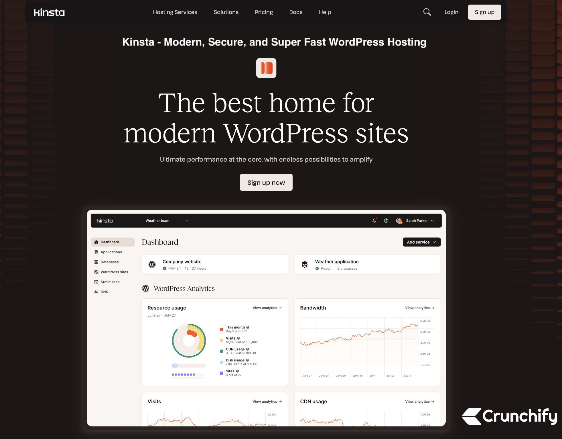 Kinsta - Modern, Secure, and Super Fast WordPress Hosting