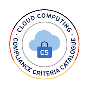 Sicherheitslogo für Cloud Computing mit einem Schloss und einer Wolke.