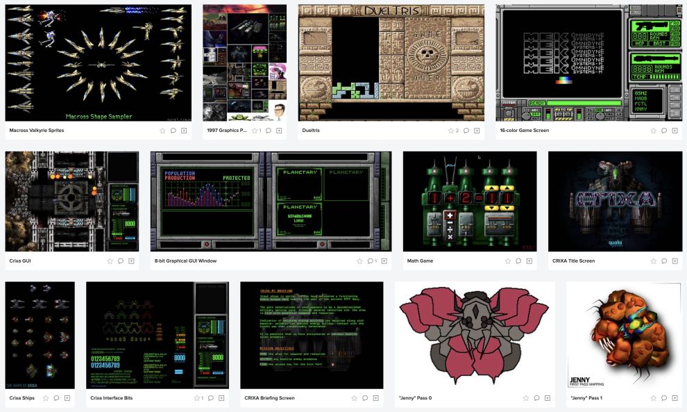 Flickr Game Art Album
