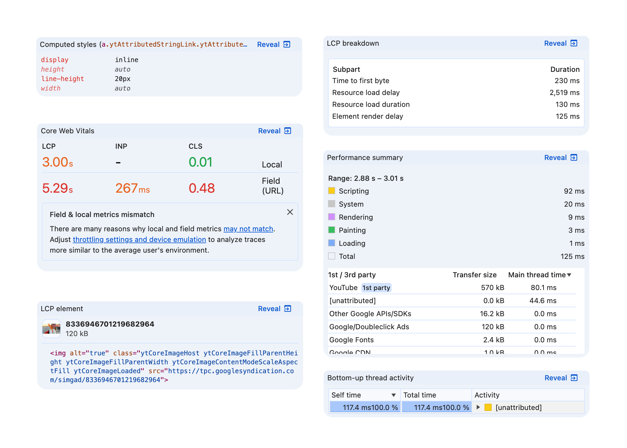 Exemplos de widgets legíveis em tutoriais de agentes.