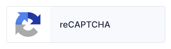 CAPTCHA field as displayed in the Form Editor.