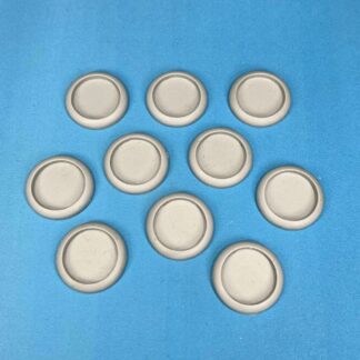 Dragon Forge Design 30 mm Round Lip Profile Hollow Base Blank Set One (1)