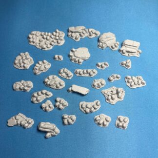 Dragon Forge Design Ancient Ruins Diorama Details Skull Piles Set Two (2)