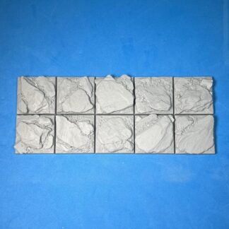 Dragon Forge Design 30 mm x 30 mm Slate Wastelands Square Base Set One (1)