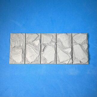 Dragon Forge Design 30 mm x 60 mm Slate Wastelands Square Base Set One (1)