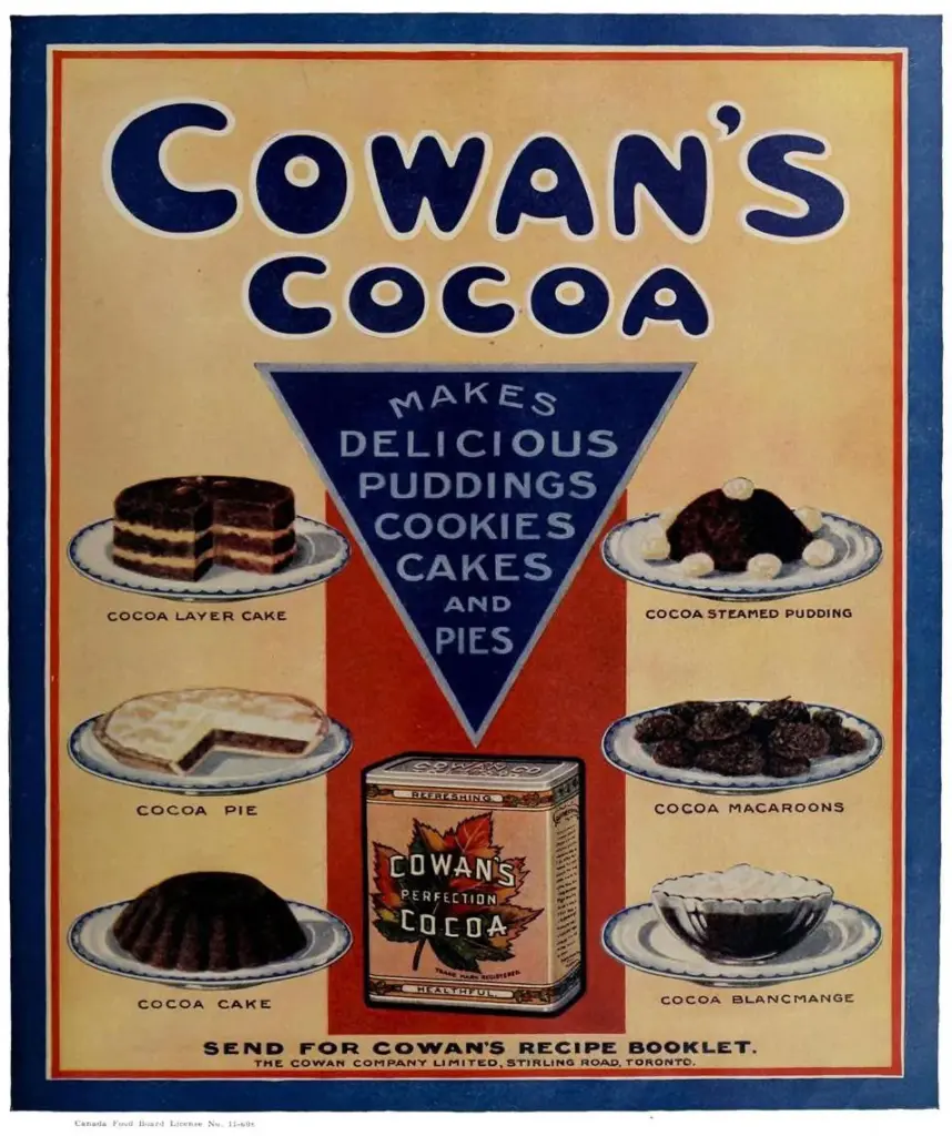 Cowan’s Cocoa makes delicious puddings cookies cakes and pies