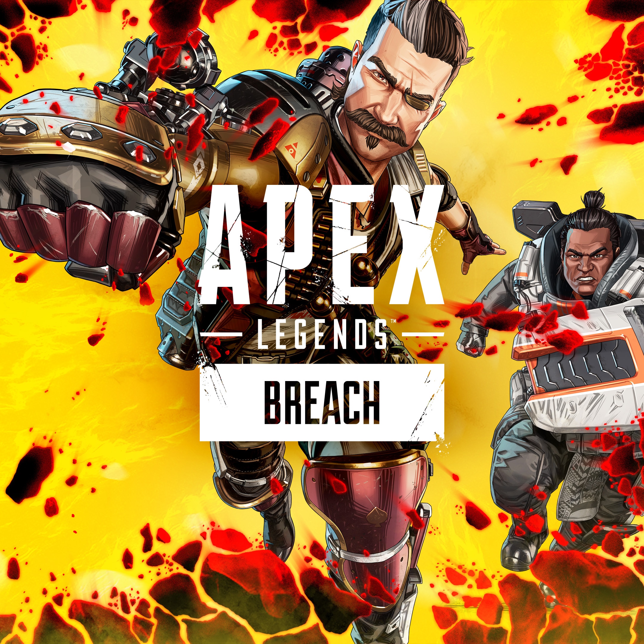 Apex Legends key art for season 29: Overclocked. It shows Axle flying forward with a disc in her hand.