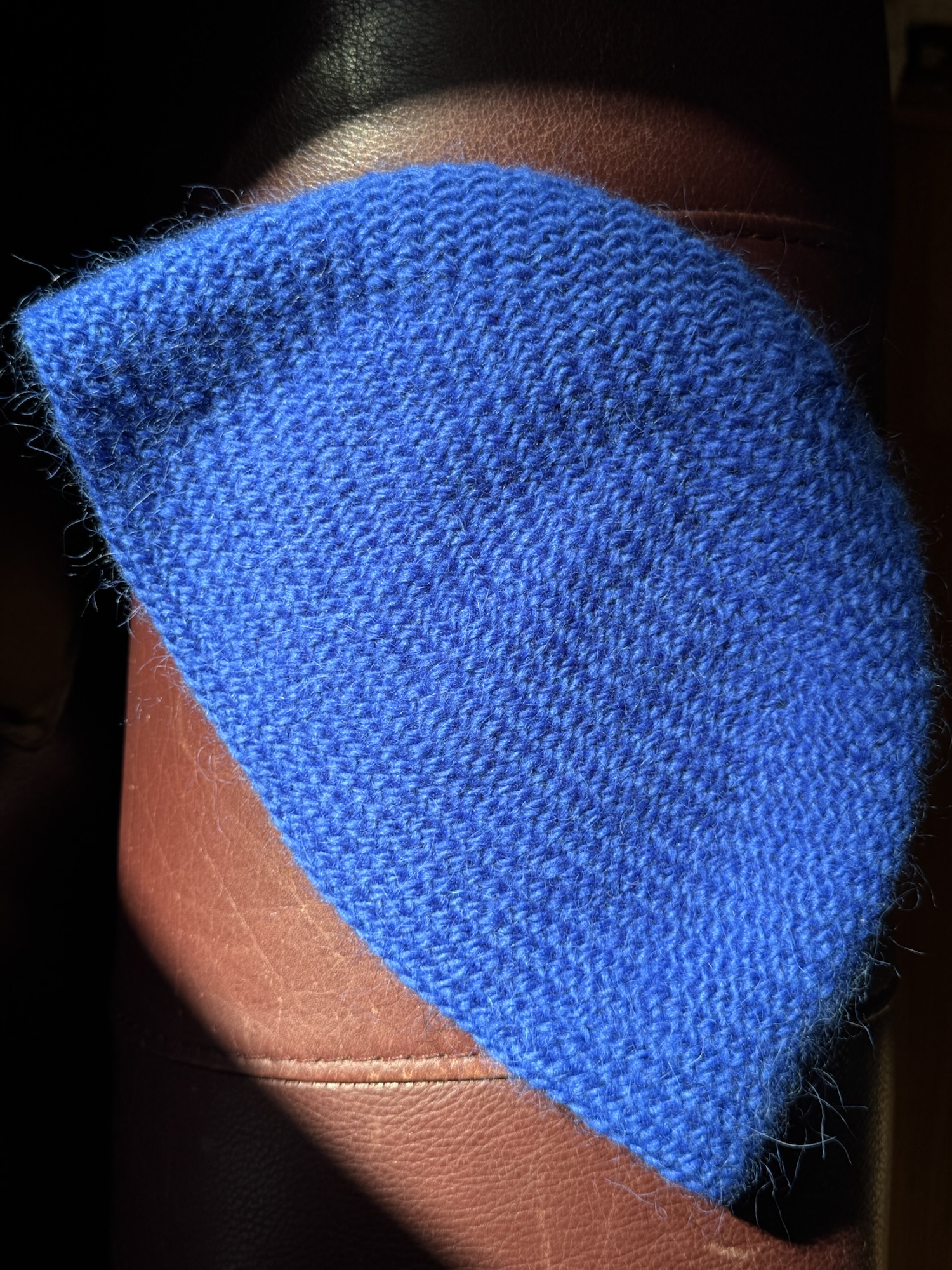 Nålbinding in Cobalt
