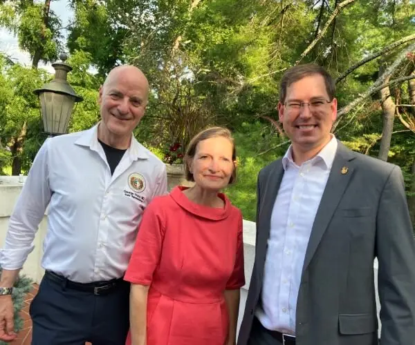 Eagle Forum Chairman Anne Schlafly with Missouri State Rep. George Hruza and incoming Speaker of the Missouri House Alex Riley