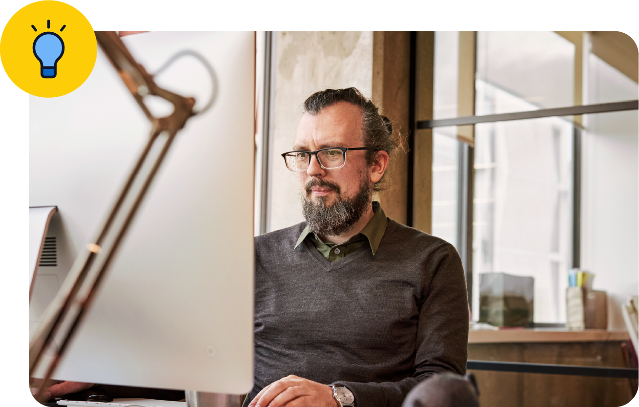 Spécialiste produit lors d'un webinaire en direct.