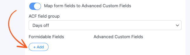 The ACF form builder by Formidable Forms
