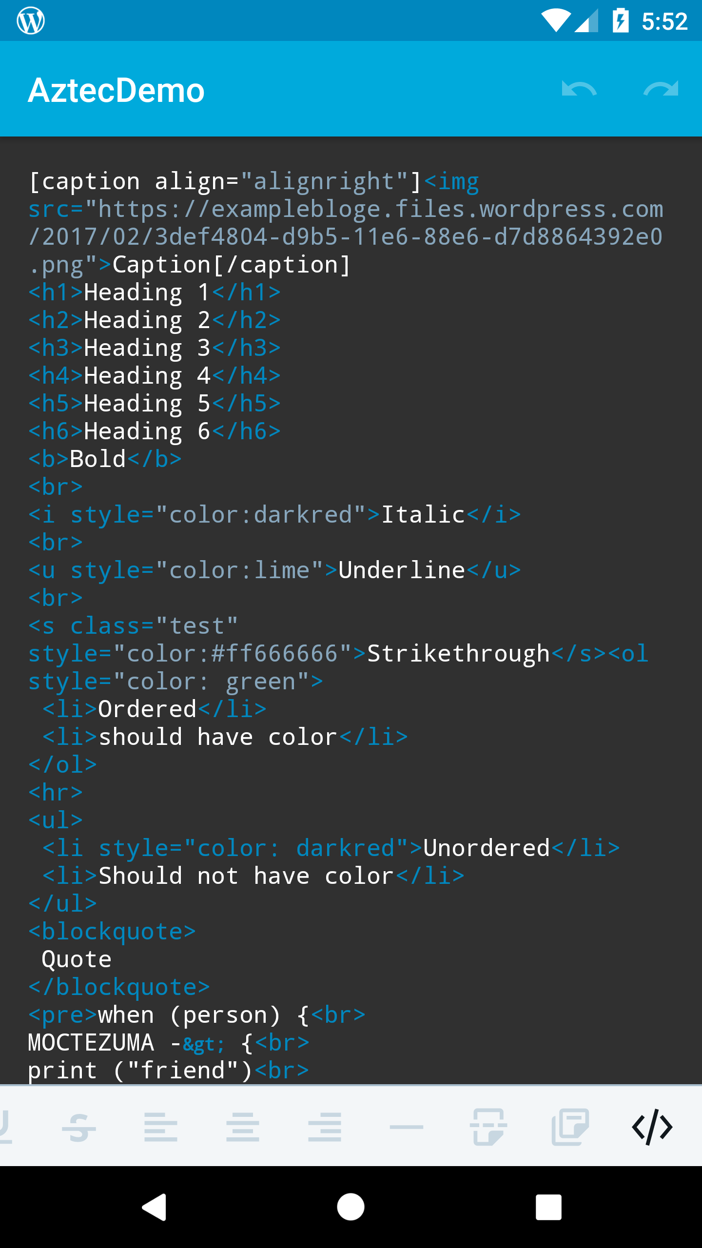 Visual Editor