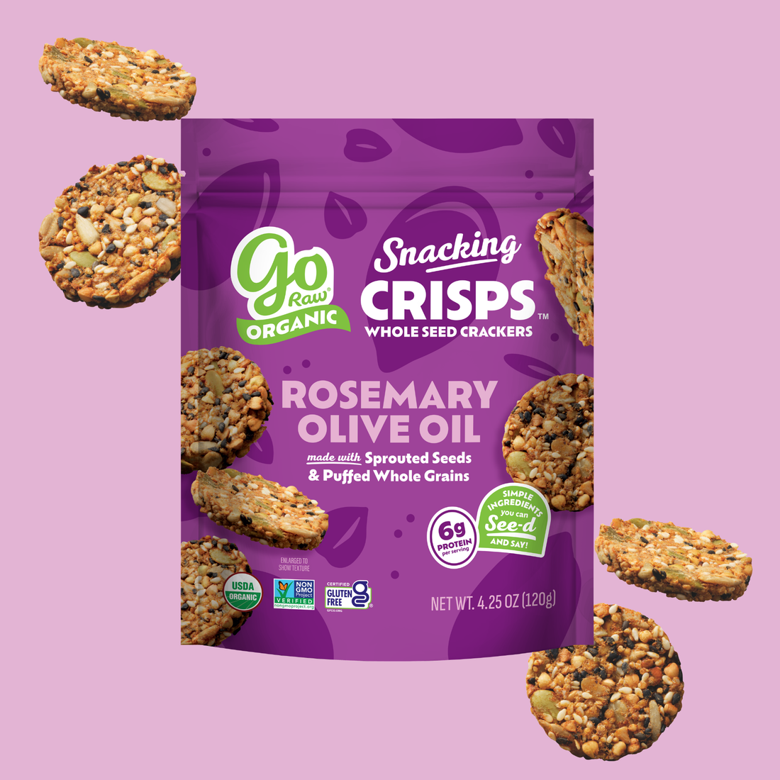 Rosemary Olive Oil Snacking Crisps