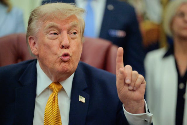President Trump Signs An Executive Order At The White House President Trump Signs An Executive Order At The White House