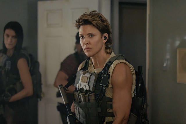 No Sorrow Like the Survivor jill wagner as bobby in lioness, episode 2, season 3, streaming on paramount, 2026 photo credit lauren "lo" smithparamount
