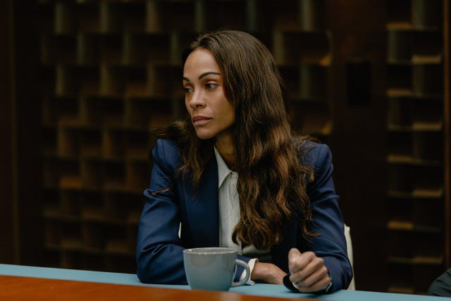 The Bear Is Infected zoe saldaña as joe lioness, episode 3, season 3, streaming on paramount, 2026 photo credit emerson millerparamount