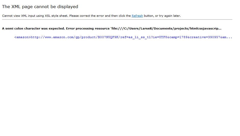 xml-error