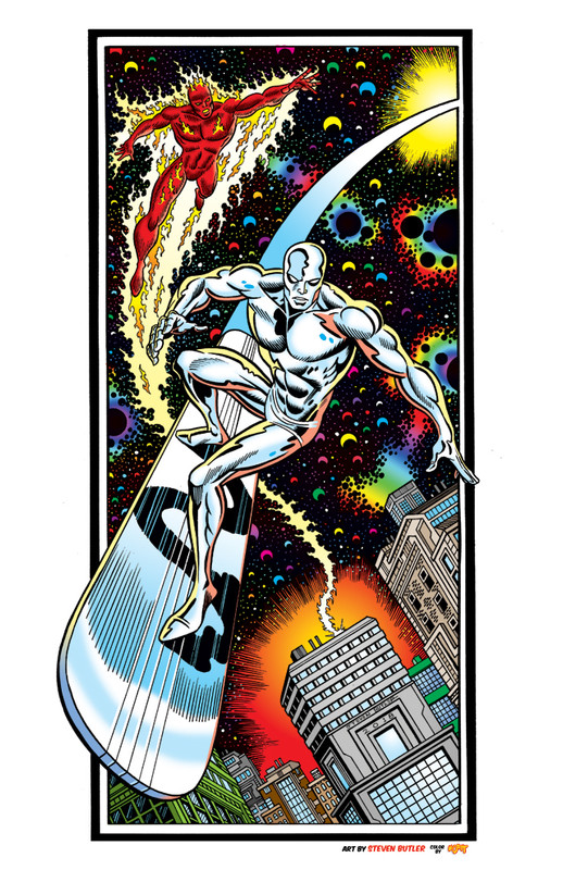 SILVER SURFER AND THE HUMAN TORCH SILVER SURFER AND THE HUMAN TORCH
