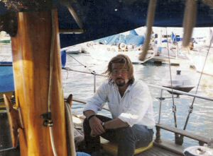 On board Pilgim in Marina De La Paz.