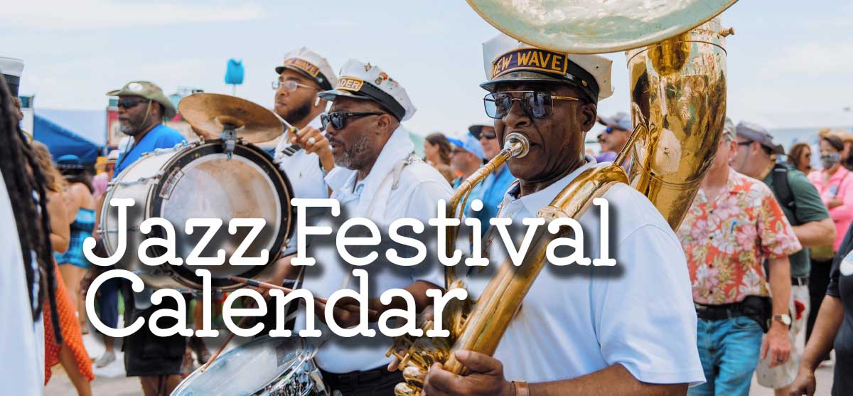 jazz festival calendar
