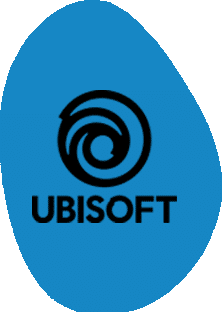 Ubisoft Ubisoft logo, a swirl with ubisoft below