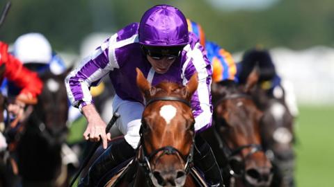 Precise ridden by Ryan Moore on the way to winning the Coronation Stakes
