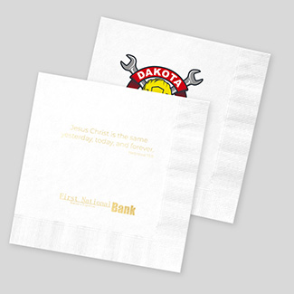 Upscake your next event with branded napkins.