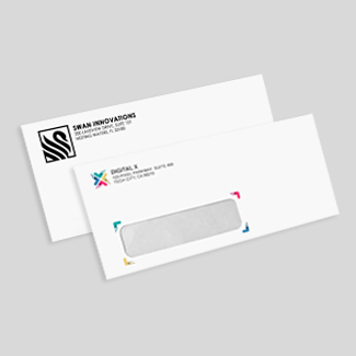 Business envelopes with windowed and full color options.