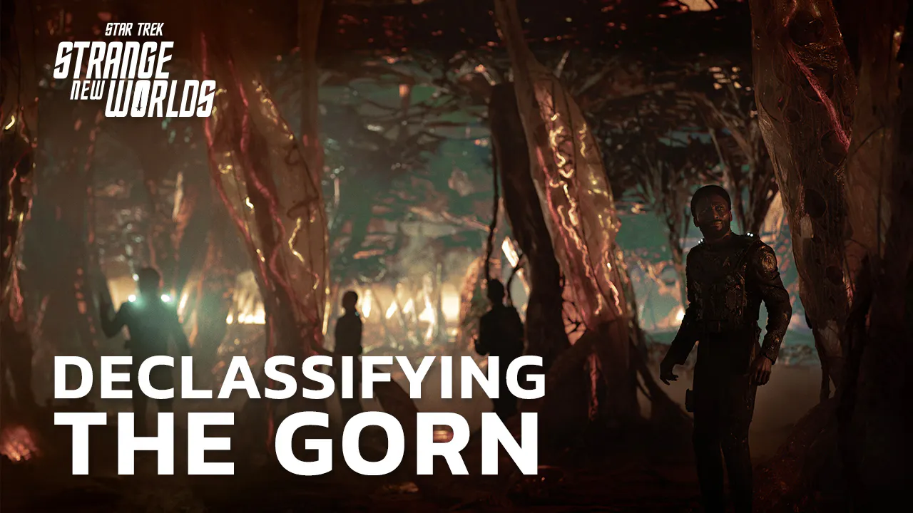 The crew emerge from the digestion pods in the Gorn Hive in 'Hegemony, Part II'