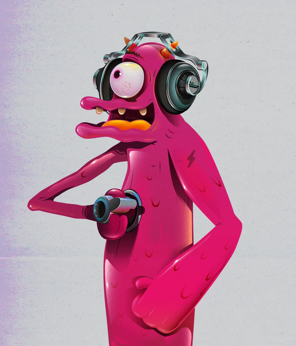 headphones character
