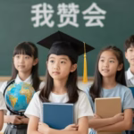 Diverse girls looking inspired by role models.
