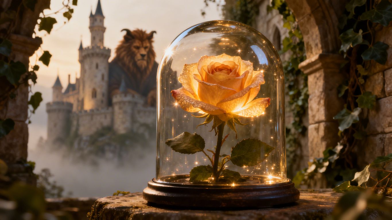 Enchanted rose from Beauty and the Beast