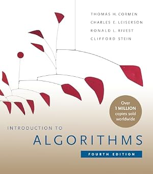 Book cover Introduction to Algorithms, fourth edition