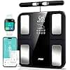 PGID Body Pod Scale, Smart Scale for Body Weight,8-Electrode Digital Bathroom Scale for Fat BMI Muscle Mass Bia Full Body Composition Analyzer 28 Measurements Accurate Weighing Machine 400lb