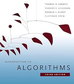Book cover Introduction to Algorithms, 3rd Edition