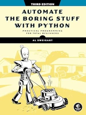 Book cover Automate the Boring Stuff with Python, 3rd Edition