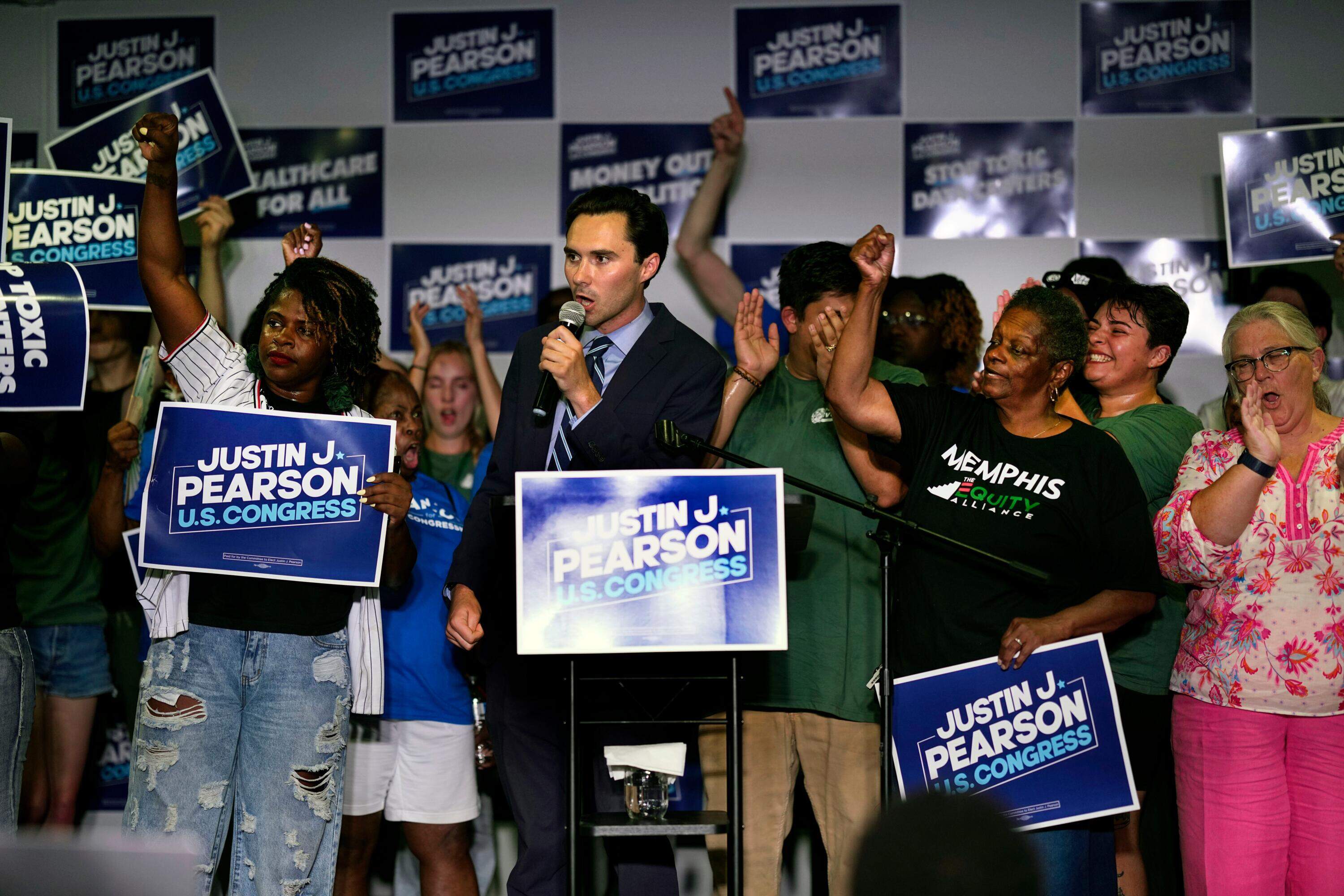 What does David Hogg think about the state of the Democratic Party with primaries underway?
