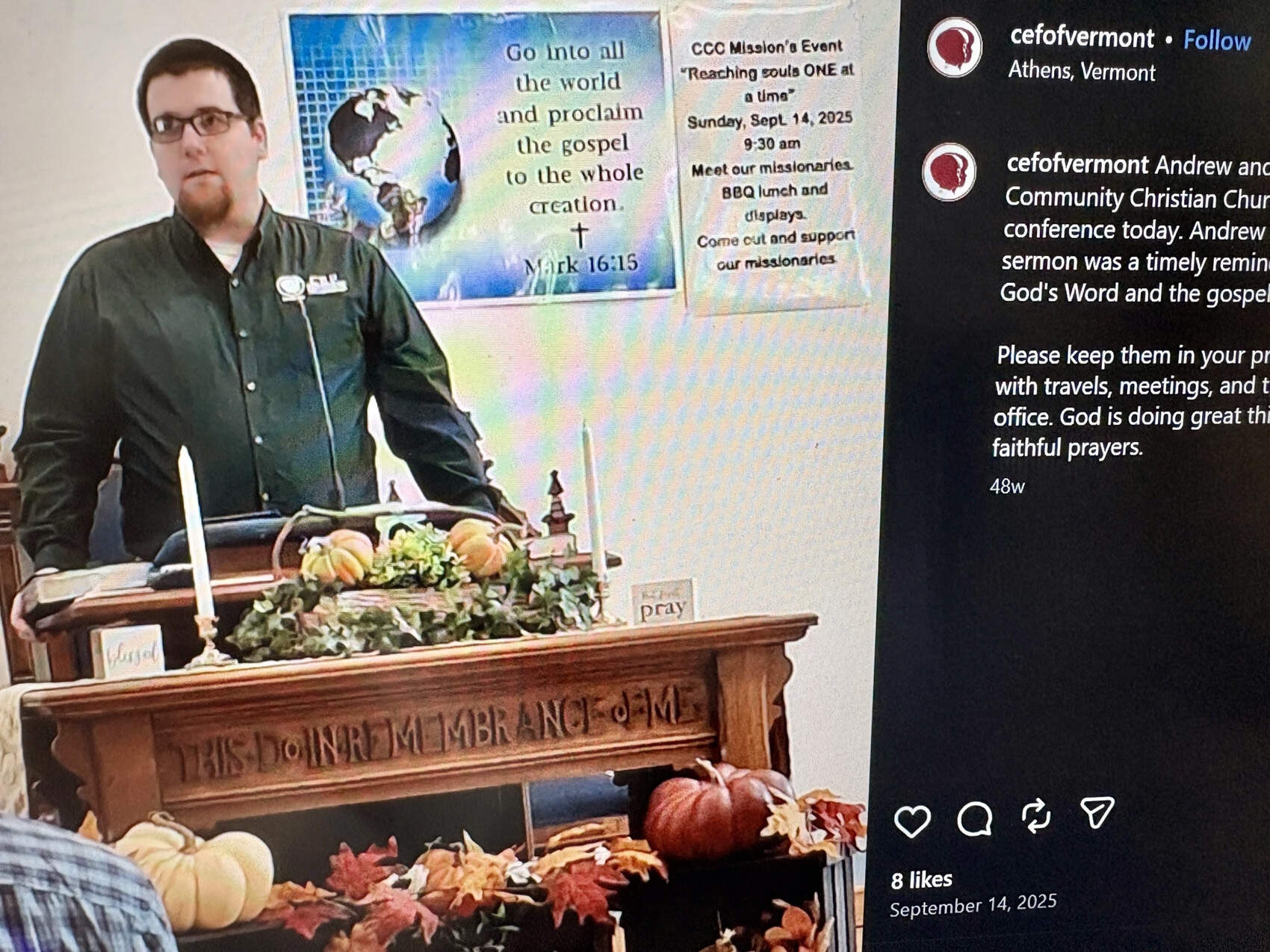 Vermont church seeks 'complete justice' in wake of elder’s arrest on sex charges