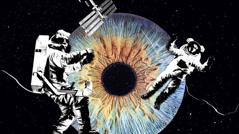 Image may contain Adult Person Astronomy and Outer Space