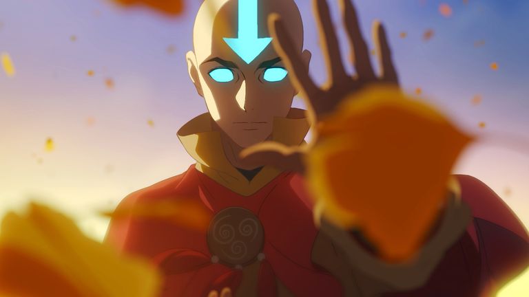 AVATAR AANG THE LAST AIRBENDER Aang 2026. © Paramount Courtesy Everett Collection