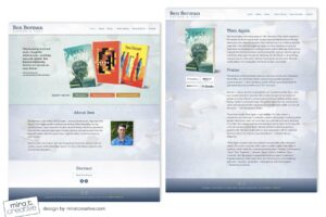 Ben Berman, author website design